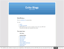 Tablet Screenshot of exitoblogs.com